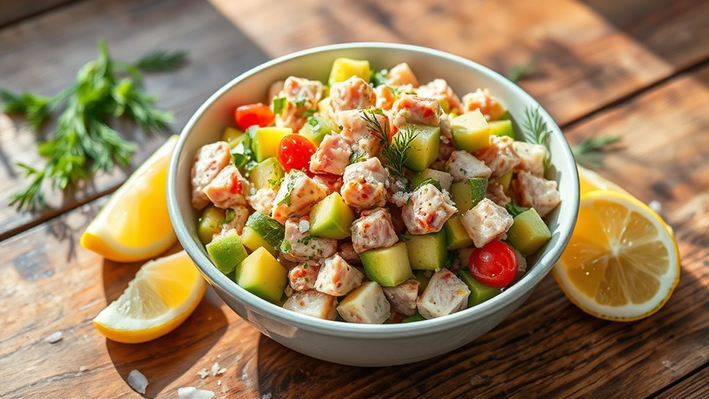 nutritional awareness in tuna salad