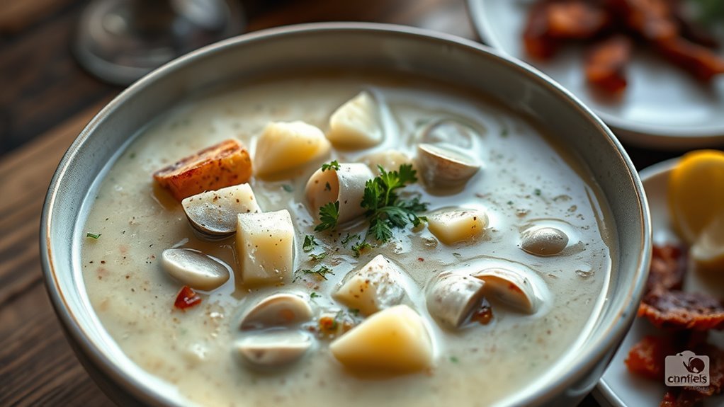 nutritional balance of clam chowder