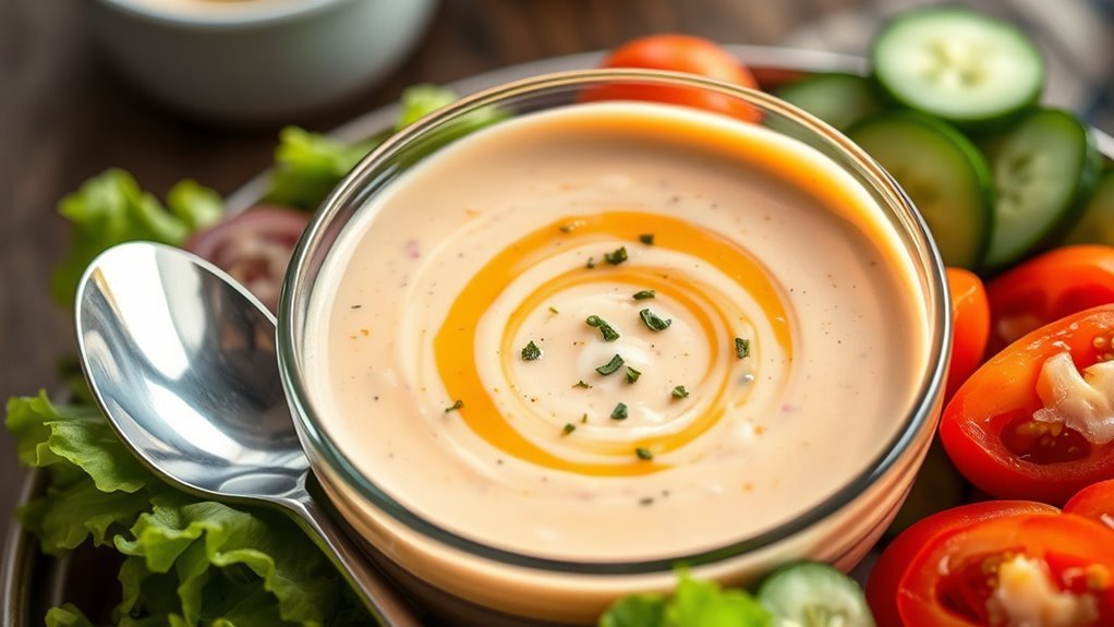 nutritional comparison of dressings