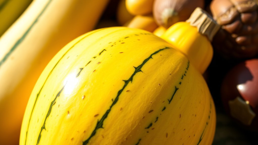 nutritional comparison of squashes
