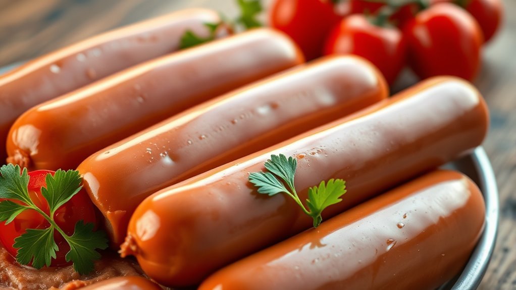 nutritional evaluation of sausages