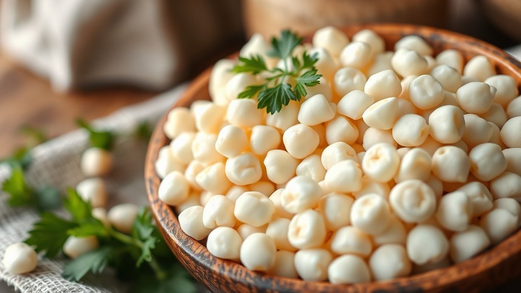 nutritious fiber rich hominy option