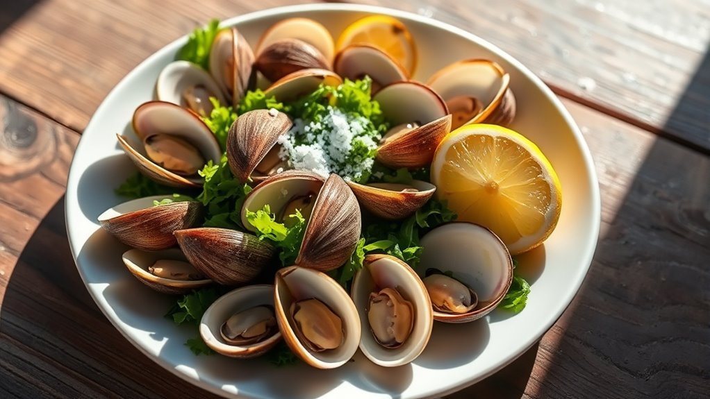 nutritious seafood option clams