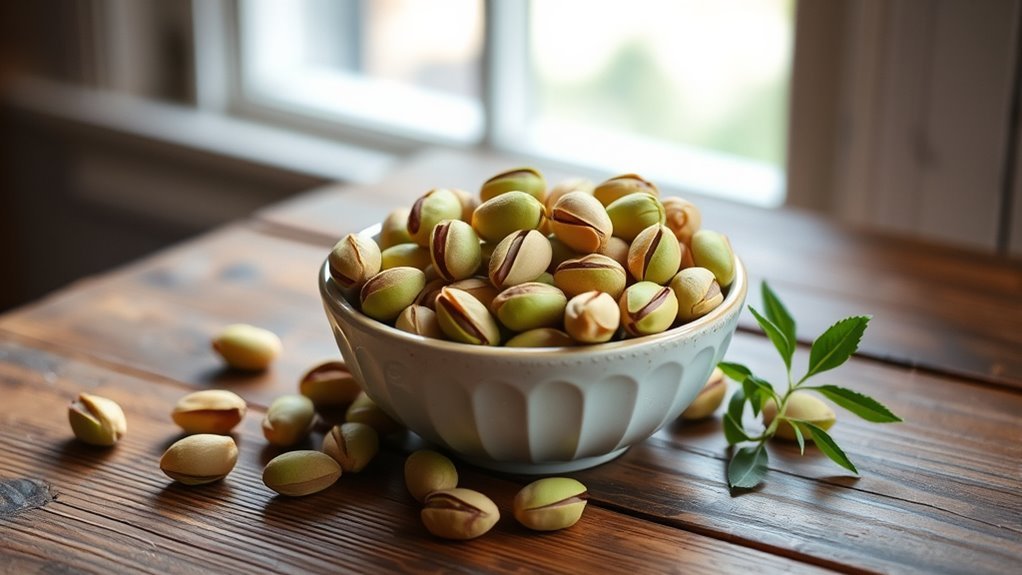 nutritious snack choice pistachios