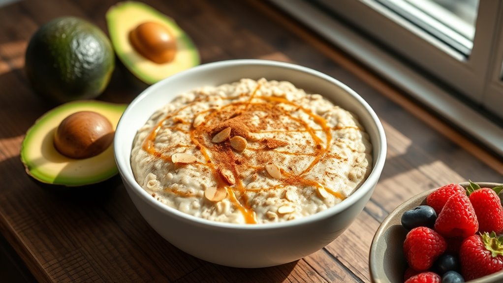 oatmeal s carbohydrate and fiber