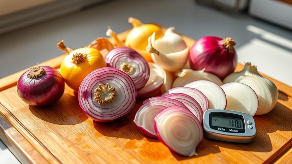 onion types and carb content
