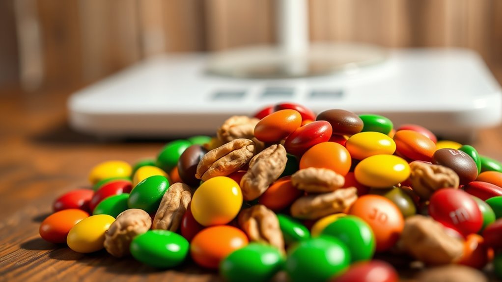 peanut m ms carbohydrate content