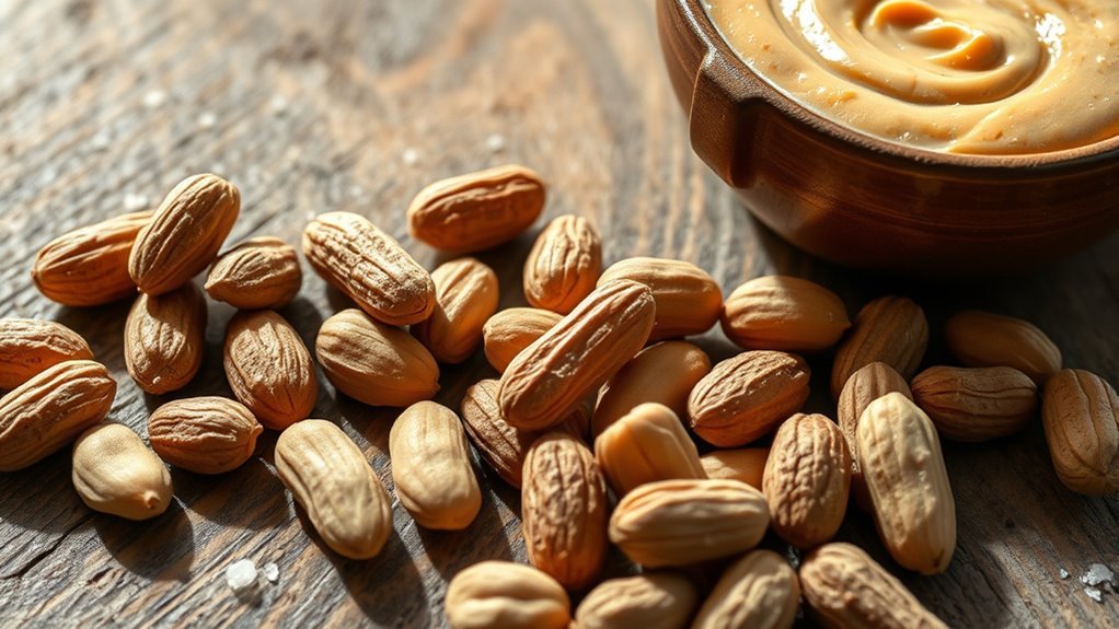 peanuts have higher carbs