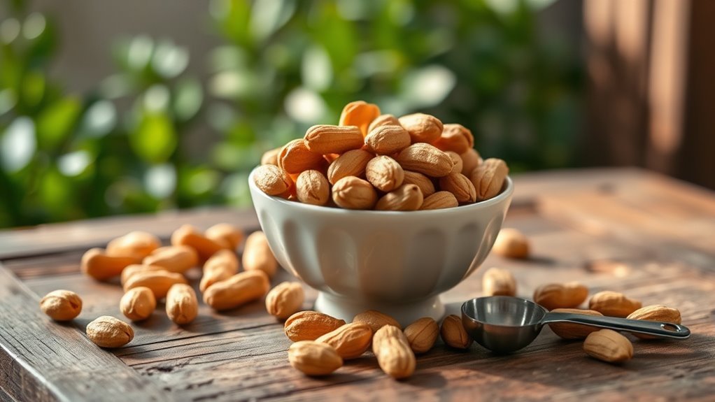 peanuts healthy fiber rich snack