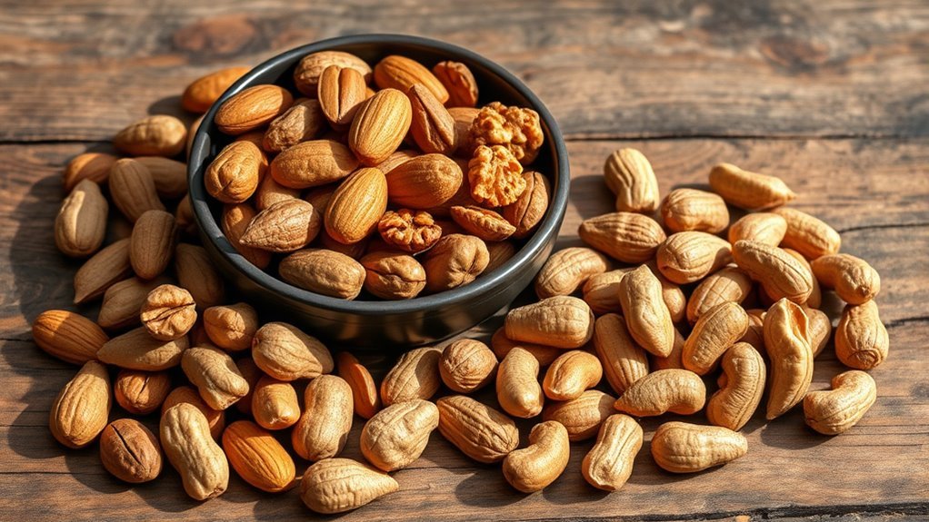 peanuts higher in carbs