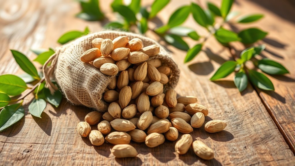 peanuts low net carbs