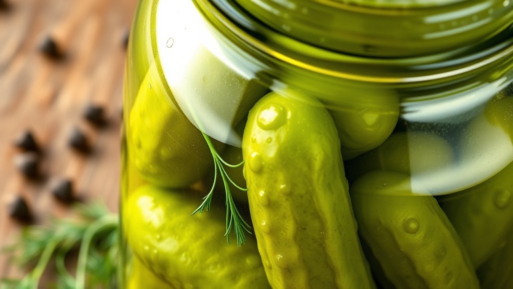 pickles low carbohydrate content