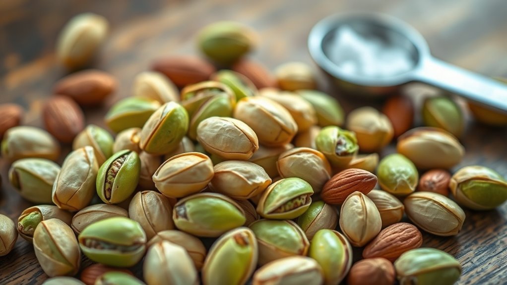 pistachios have moderate carbs