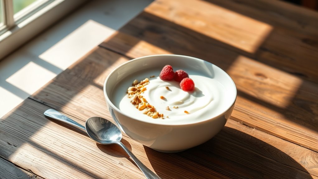 plain yogurt carbohydrate content