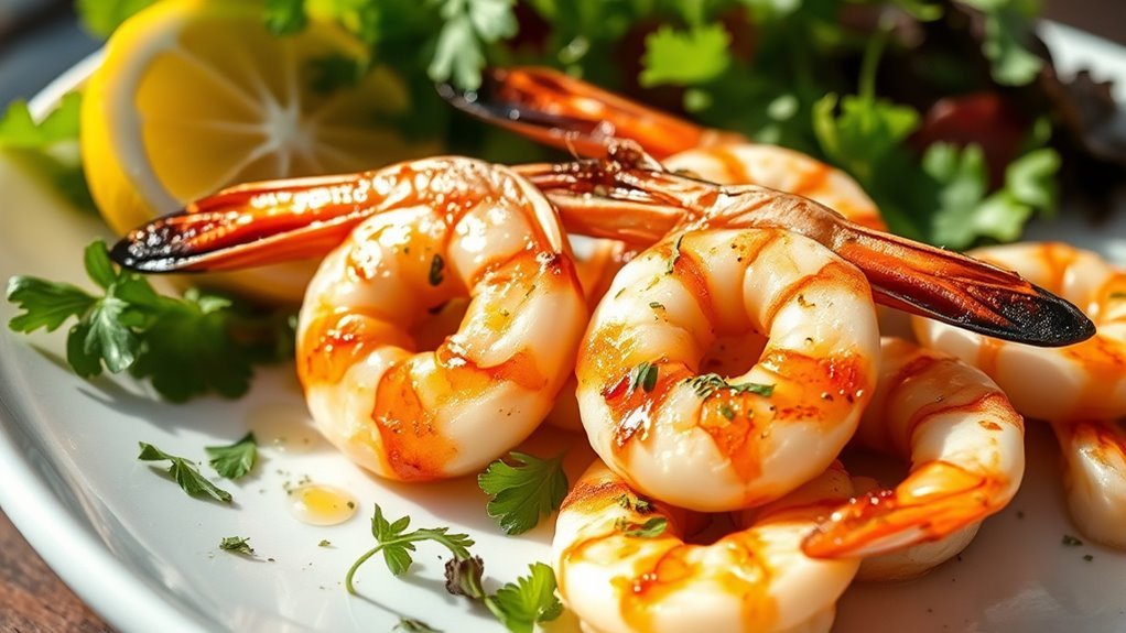 protein rich sustainable shrimp