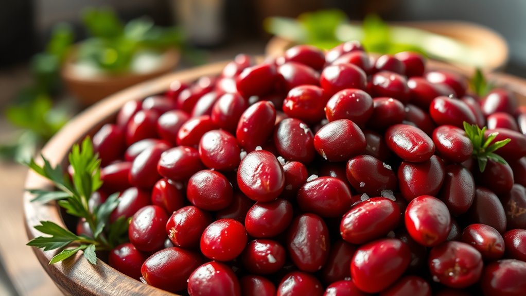 red beans high in carbs
