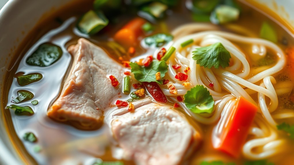 rice noodles high carbs