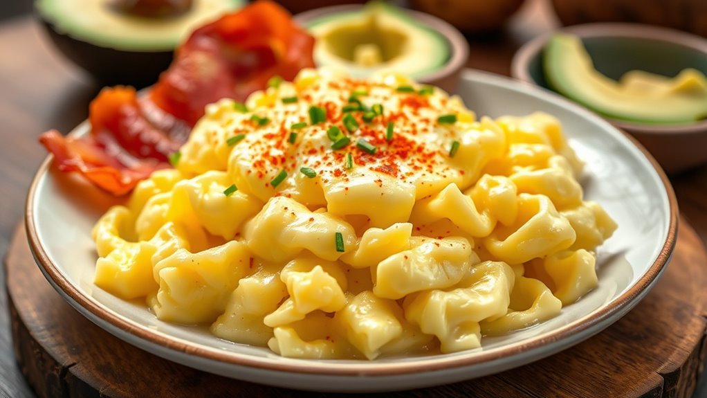 scrambled eggs for keto