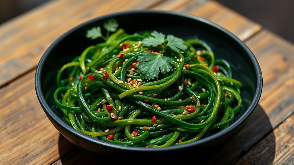 seaweed salad keto friendly option