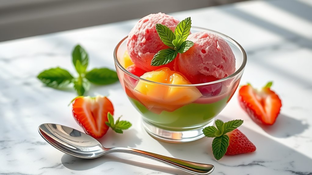 sherbet ingredient nutritional impact