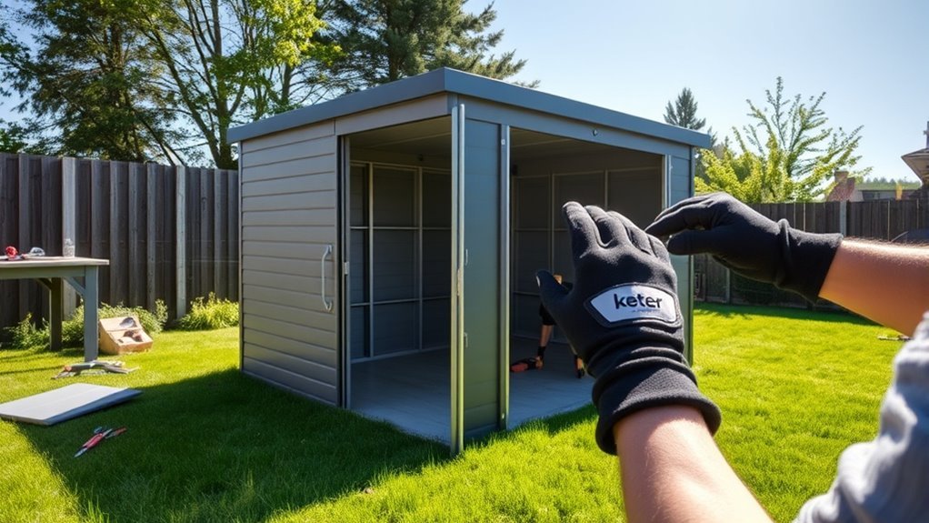 site preparation for shed