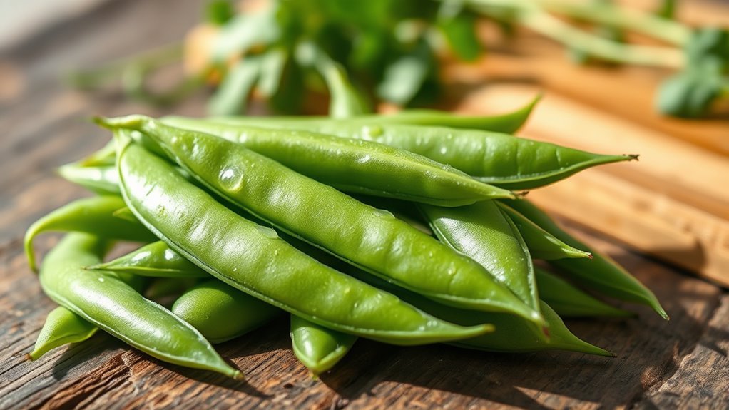 snow peas and keto