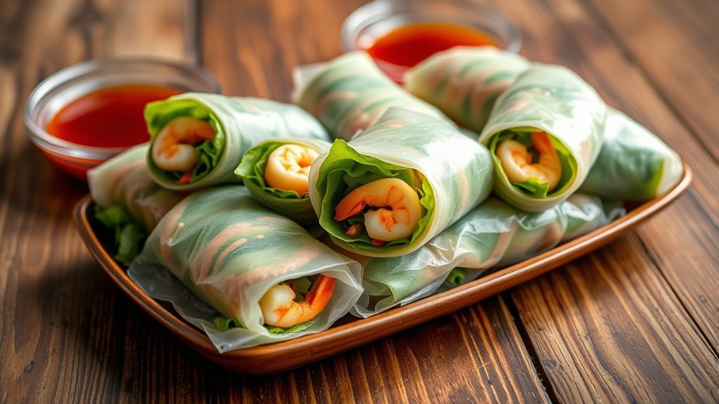 spring rolls and keto
