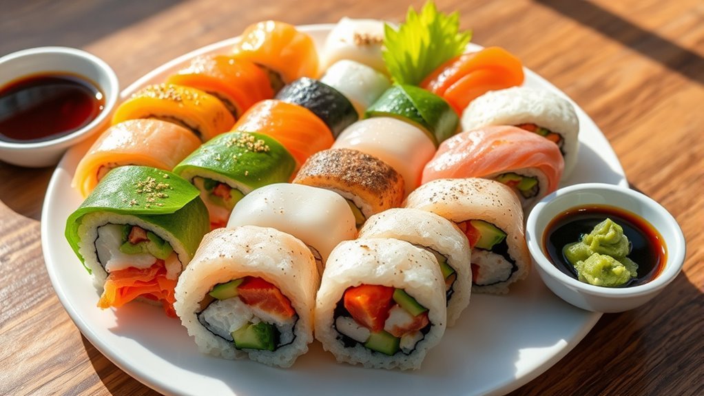 sushi ingredients and keto