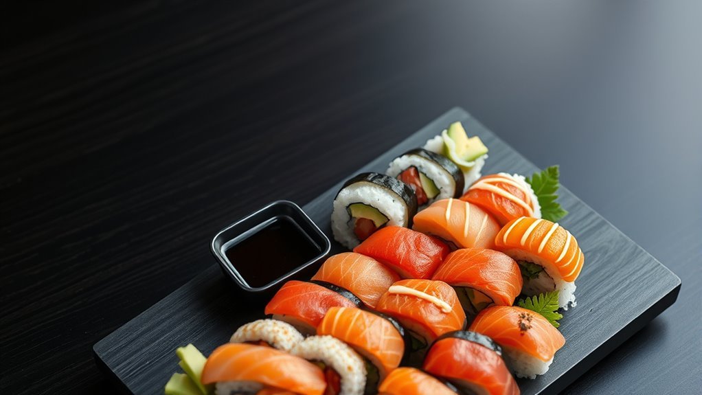 sushi not keto friendly option