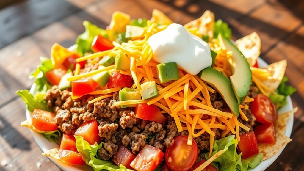 taco salad keto compatibility