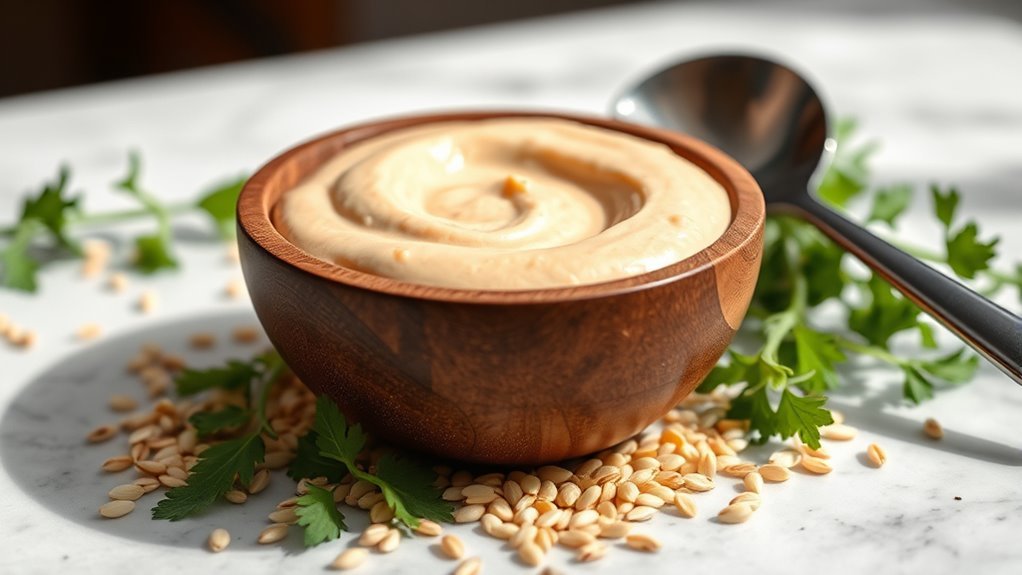 tahini is keto friendly option