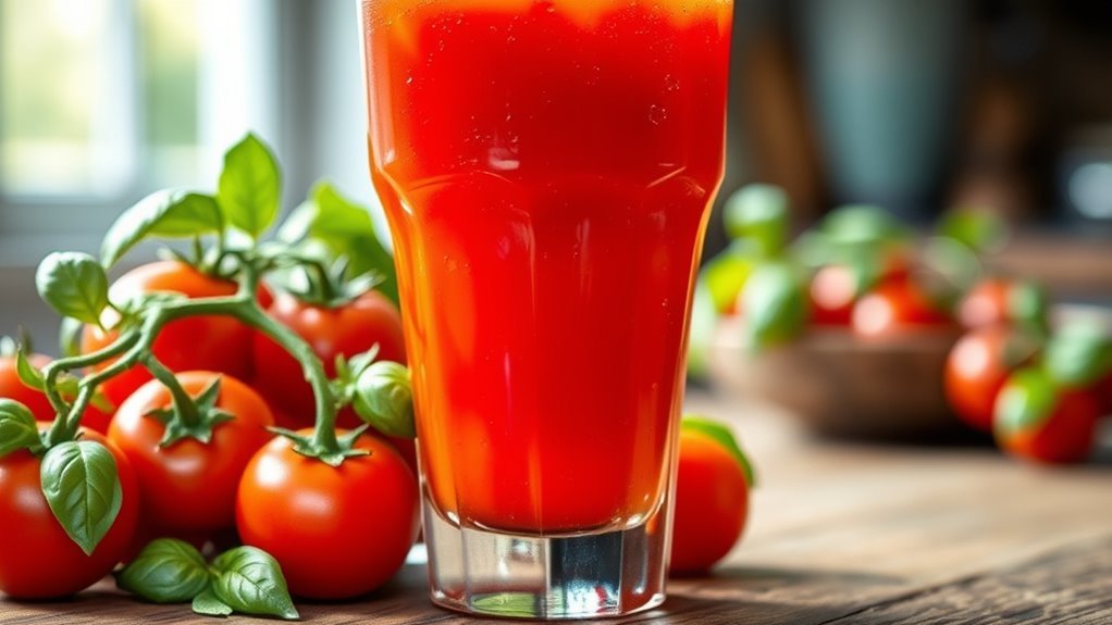 tomato juice carb content