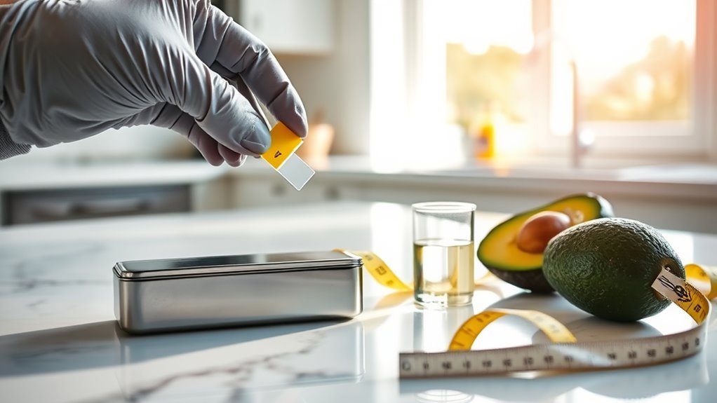 urine and blood ketone strips