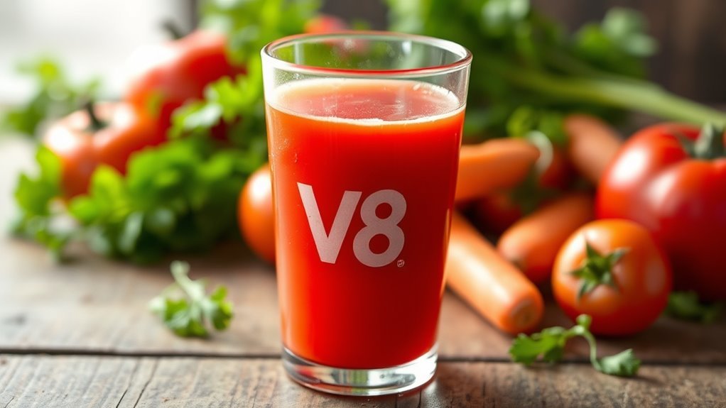 v8 juice nutritional evaluation