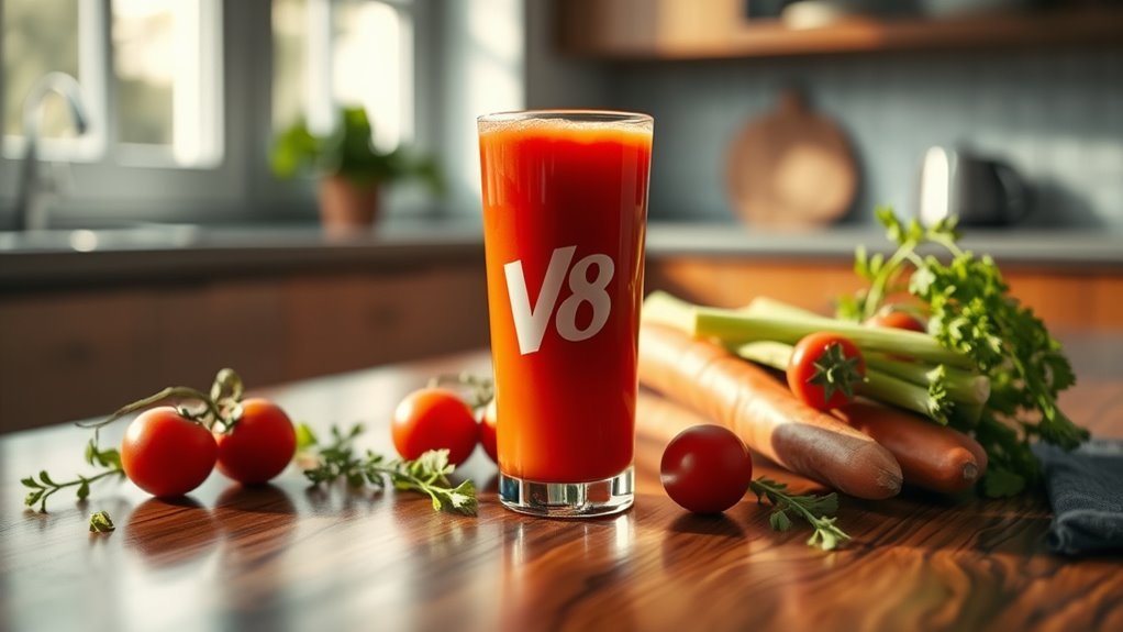 v8 nutritional profile overview
