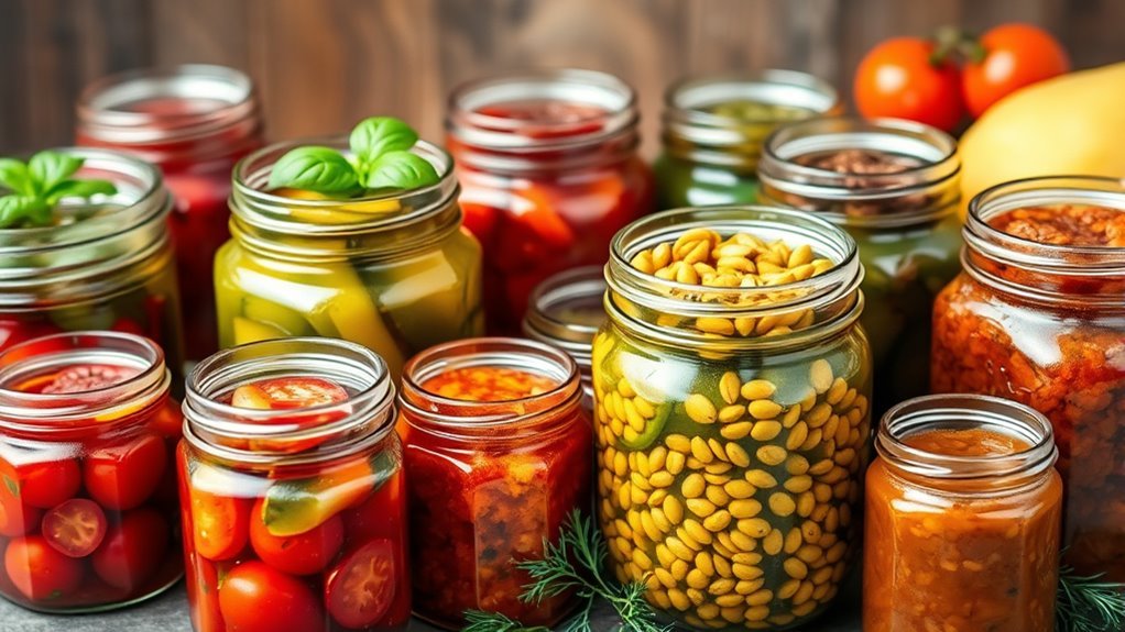 variety of relish ingredients