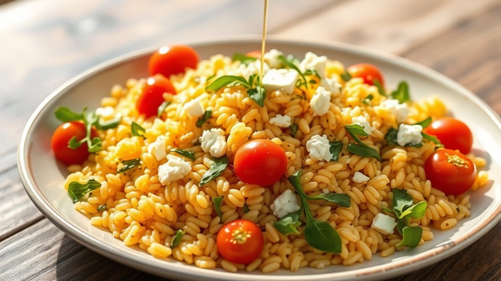 versatile mediterranean rice shaped pasta