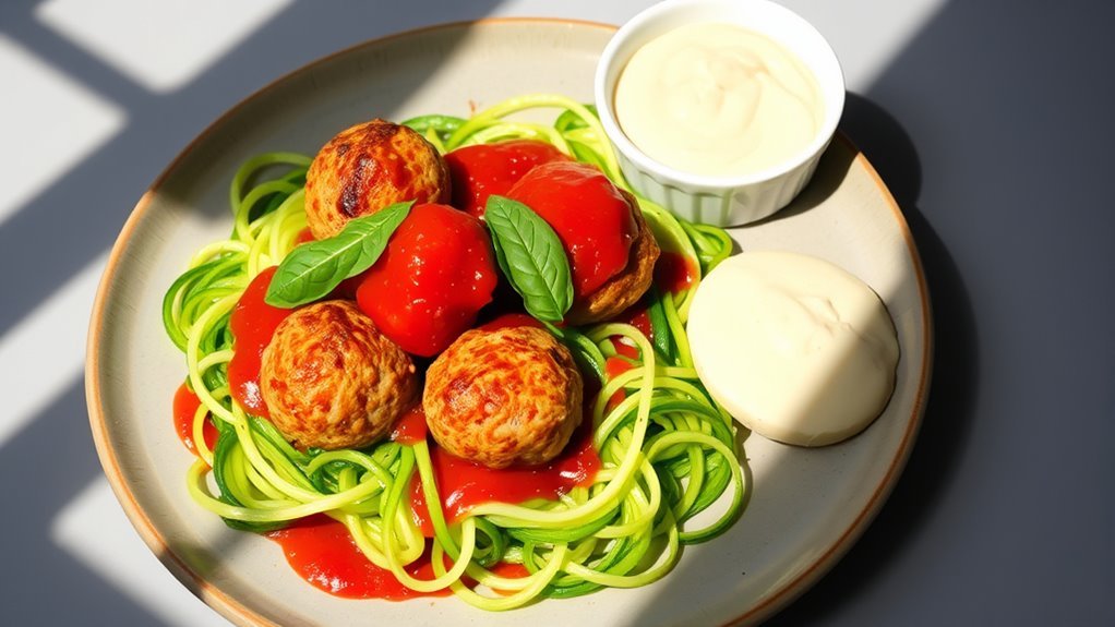 zucchini noodles for low carb