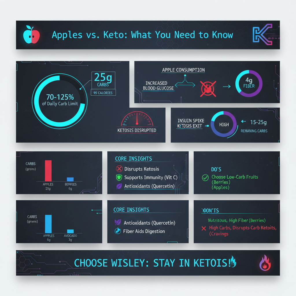 are apples keto approved - Data Infographic and Statistics