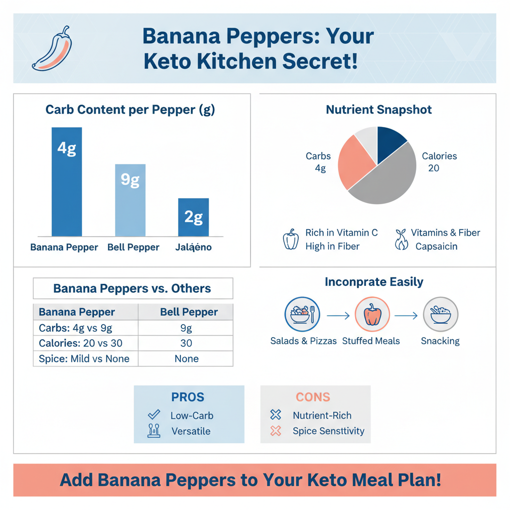 are banana peppers keto - Data Infographic and Statistics