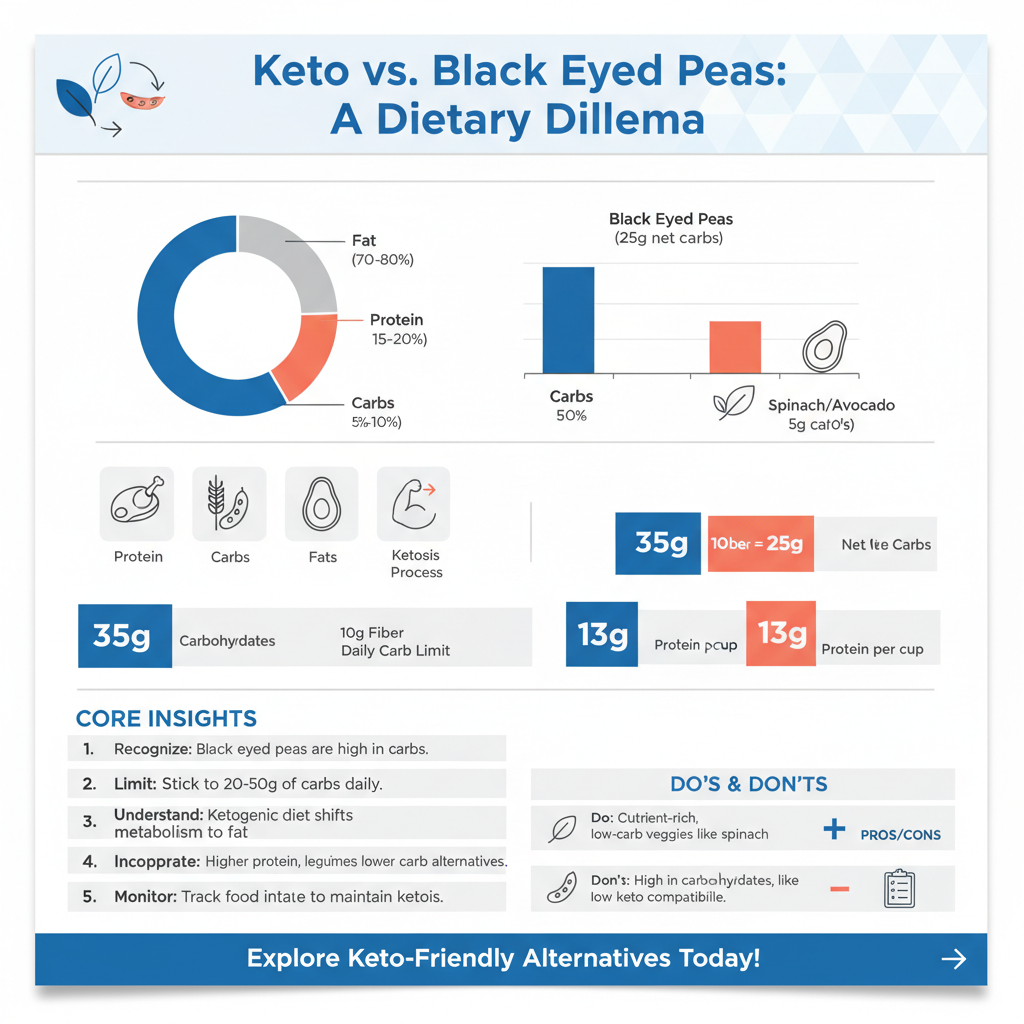 are black eyed peas keto - Data Infographic and Statistics