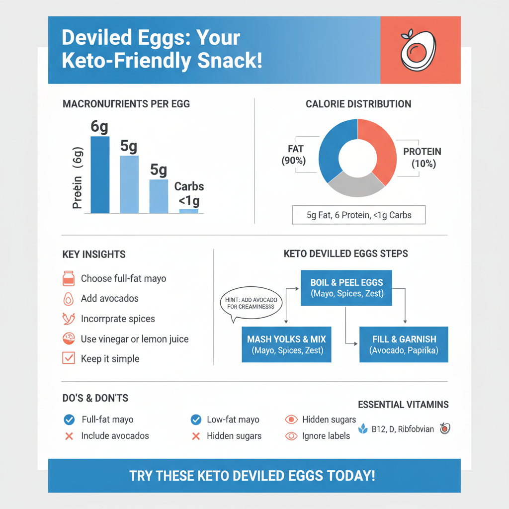 are deviled eggs keto friendly - Data Infographic and Statistics