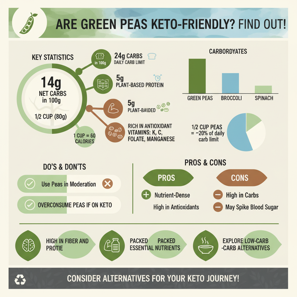 are green peas keto - Data Infographic and Statistics