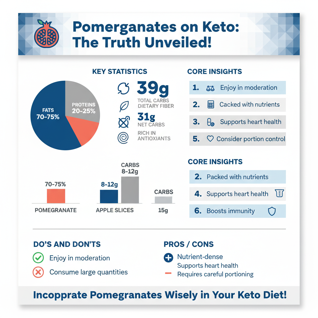are pomegranates keto friendly - Data Infographic and Statistics