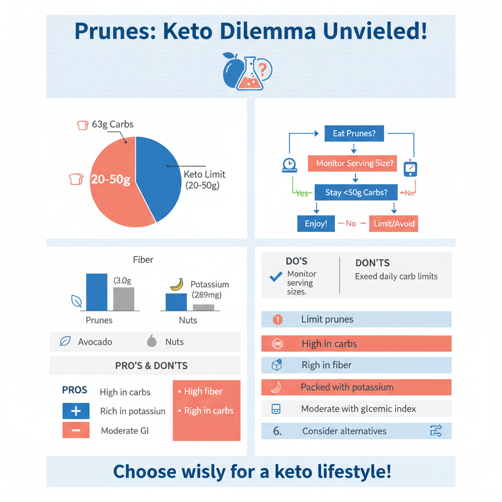 are prunes keto - Data Infographic and Statistics