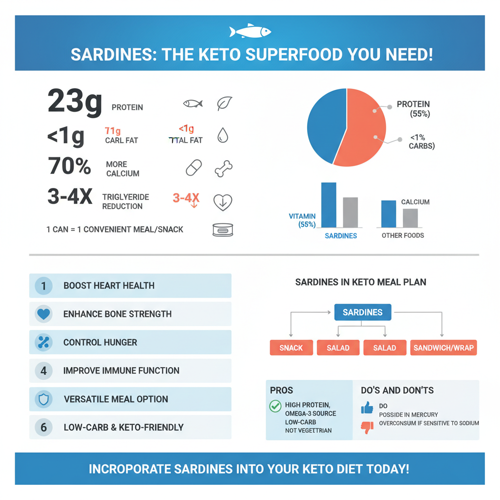 are sardines keto friendly - Data Infographic and Statistics