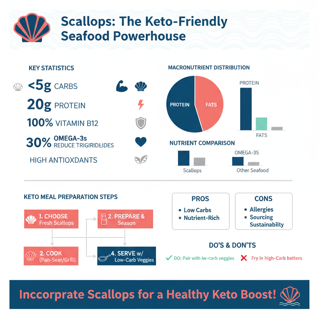 are scallops keto - Data Infographic and Statistics
