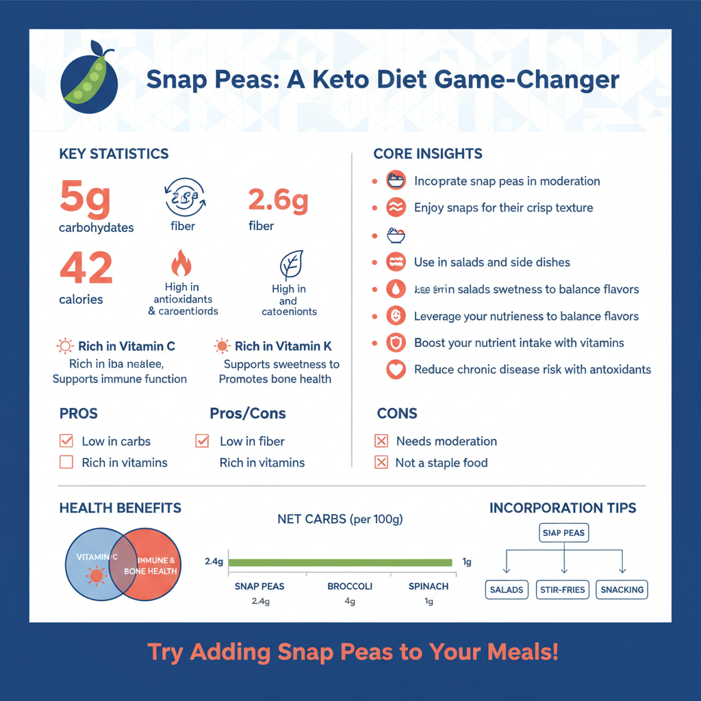 are snap peas keto - Data Infographic and Statistics