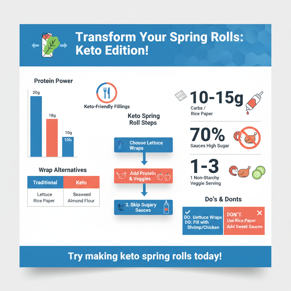 are spring rolls keto - Data Infographic and Statistics