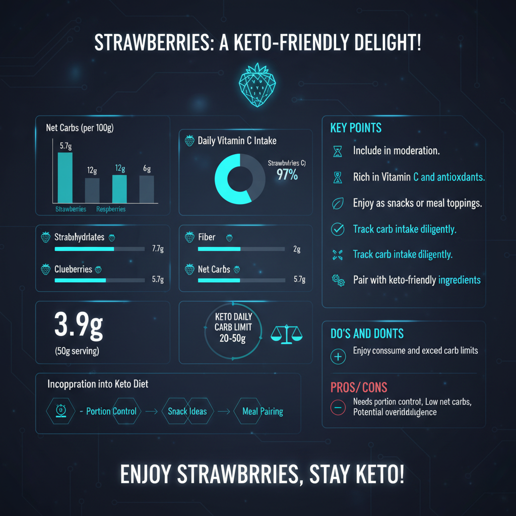 are strawberries keto approved - Data Infographic and Statistics